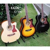ราคา (ส่งทุกวัน/3สี) Kazuki กีตาร์โปร่ง 40นิ้ว คอเว้า Kazuki KZ-409C (สีด้าน) กีต้าร์โปร่ง 40นิ้ว (5126612509)