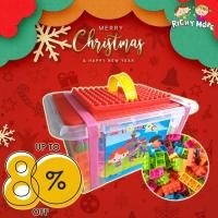 ราคา กล่องบล็อคตัวต่อเลโก้ 320 ชิ้น D.I.Y BLOCK เสริมสร้างพัฒนาการ มีเก็บเงินปลายทาง (343960325)