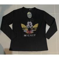 ราคา เสื้อยืดแขนยาวรีดเพชรผ้าเด้ง (6179145719)