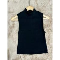 ราคา ZARA เสื้อยืด แขนกุด คอเต่า สีดำ (23364665730)
