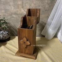 ราคา [ไม้สักแท้100%] กล่องตะเกียบ กล่องไม้สัก เก็บตะเกียบ ช้อน ส้อม (10060675431)