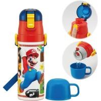 ราคา Skater SDC4-A Super Mario Kids Stainless Steel Water Bottle 470ml – Cold Only – Ship from Japan (42224920967)