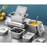 ราคา ถาดท็อปปิ้ง ถาดหลุมใส่อาหาร อ่าง 1/6x10cm สแตนเลสมีฝาปิดมีพร้อมส่ง (40612286868)