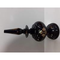 ราคา หัวกรงไม้ขาวดำฝังมุกลายดอกไม้ สำหรับใส่กรงนกหัวจุก กรงนกเขาชวา (3618633304)