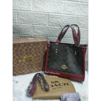 ราคา coach tote โค้ชทรงโทสปั้มทุกจุด (21412327503)
