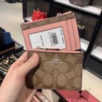 ราคา ส่งฟรี ★ พร้อมส่ง ★ ของแท้ 100% กระเป๋าใส่บัตร พวงกุญแจ coach (2219841246)
