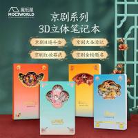ราคา Magic Paper House ละครปักกิ่ง Cultural Creative กระดาษประติมากรรมโน้ตบุ๊คแห่งชาติอินเทรนด์สไตล์จีน 3d สามมิติกระดาษประติมากรรมสมุดบันทึกคู่มือ (46251767734)