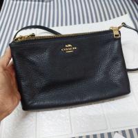 ราคา กระเป๋า COACH หนังแท้ สีดำ ของแท้ จาก Shop USA มือสอง สภาพดี (24192981060)