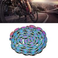 ราคา DIEAIYA โซ่จักรยานความเร็วเดี่ยว, Rainbow Rugby FIXED Gear Chain, เหล็กแมงกานีสทนทาน 100 Links โซ่จักรยาน BMX,Fixed Gear Bikes (47851990342)