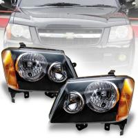 ราคา ไฟหน้า โฉมตาหวาน รุ่น เชฟโรเลต โคโลราโด้ CHEVROLET COLORADO ปี 2008 - 2011 โคมดำ มุมส้ม 1 คู่ (28667519598)