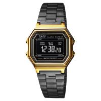 ราคา Q&Q Japan นาฬิกา สายเหล็ก สีดำ M173J004Y (2699101035)