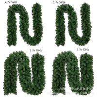 ราคา คริสต์มาสหวายตกแต่งคริสต์มาสหวายคริสต์มาสหวายจําลองหวายพวงหรีดคริสต์มาส แห่กัน หวายสนเข็มต้นไม้ (42926696217)