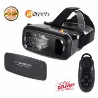 ราคา Alitech 2021 VR BOX Version VR Virtual Reality Glasses ความจริงเสมือนแว่นตาระดับ3D แถมฟรี Remote Joystick (2420356054)