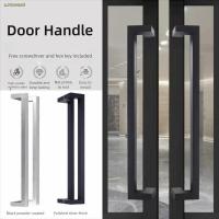 ราคา เยิร์นซี่ มือจับประตู,สแตนเลสทั้งสองด้านความหนาจับสวมทนสนิม60เซนติเมตรความยาวประตูกระจกมือจับประตูประตูไม้โลหะประตู (42321038477)
