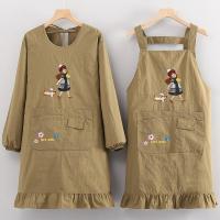 ราคา ใหม่ผ้ากันเปื้อนการ์ตูนครัวครัวเรือนกันน้ําแขนยาวสายรัดผ้ากันเปื้อน (29832544478)