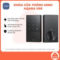 ราคา ล็อคอัจฉริยะ Aqara U50 เข้ากันได้กับ Matter, Apple Homekit, ความปลอดภัยอย่างแน่นอน, ทนต่อสภาพอากาศ (46751620382)