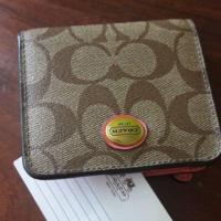 ราคา กระเป๋าตังใบสั้นCOACH ของแท้มือสอง (212127855)