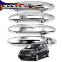 ราคา ครอบมือดึง สี Chrome Fiesta Ford 4,5 ประตู ปี2010-2017 (4379264738)