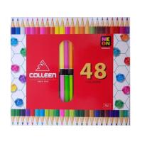 ราคา สีไม้คอลลีน Colleen 24แท่ง48สี#787(แท่งเหลี่ยม) (1281274035)