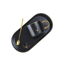 ราคา ชุดกาแฟพร้อมจานรองและช้อน CUIZIMATE ลาย FUTURE รุ่น BT3382B สีดำ ขนาด 240 มล. จำนวน 3 ชิ้น (3275324645)