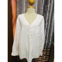 ราคา เสื้อเชิ้ตคอวี ยี่ห้อ Faded glory แท้ (22953428360)