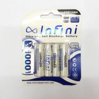 ราคา ถ่านชาร์จToriyama infini 1000mAh AAA(4ก้อน) (2404718236)