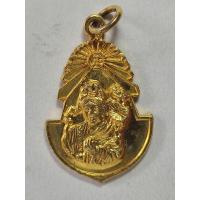 ราคา เหรียญฮ้อเซียนโกวโจวซือหนึ่งในแปดเซียน ปี 2526 เนื้อกะไหล่ทอง (40814773054)