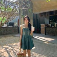 ราคา ส่งต่อ เดรสยีนส์แขนลูกไม้ (27627447972)