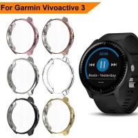 ราคา TPU Case for Garmin Vivoactive 3 Case Smart Watch Garmin Vivoactive 3 เคส Frame Soft TPU Ultra-thin Clear เคส TPU สําหรับ Garmin Vivoactive 3 กรณีสมาร์ทวอท์ช Garmin Vivoactive 3 กรอบกรณี Soft TPU บางเ