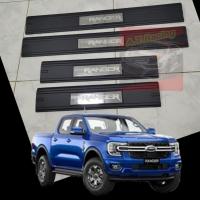 ราคา ชายบันได พลาสติก กันรอยบันได สีดำด้านมีโลโก้ รุ่น4ประตู FORD RANGER NEXT GEN 2022 2023 และ RANGER 12-21 รถ 4 ประตู (23732507245)