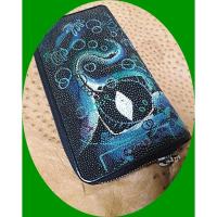 ราคา กระเป๋าสตางค์หนังแท้Wallerรุ่นหนังนูบัคสีน้ำตาลหนังวัว005 (27011129364)