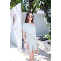 ราคา ถูกสุด399฿จั้มสูทปาดไหล่งานป้ายJariya (13874192241)