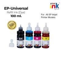 ราคา 1 เซ็ต 4 สี 4 ขวด StarInk หมึกเติม T664 สำหรับเครื่องปริ้น Epson L210, 220, 300, 310, 350, 360, 365, 385, 485, 100ml. (43223289082)