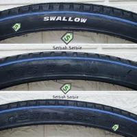 ราคา ยางนอกจักรยาน 26X1 3/8 SWALLOW 590 26 X 1 3 ต่อ 8 BLACK WHITE CTB PHOENIX JENGKI POLYGON SIERRA (54101331345)
