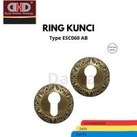 ราคา DHD โบราณ Escutcheon แหวนกุญแจทองเหลืองประเภท ESC060 AB (56451287874)
