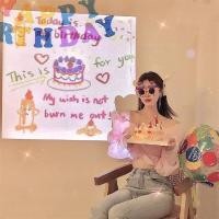 ราคา #พร้อมส่ง‼️โปรเจคเตอร์จิ๋ว HBD สุดน่ารัก (7199319380)