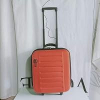 ราคา กระเป๋าเดินทางล้อลาก มือสองสภาพดี สีส้มดำ (25581294623)