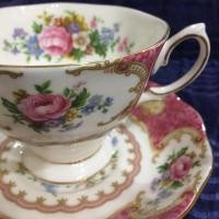 ราคา ROYAL ALBERT LADY CARLYLE แท้ ถ้วยชา กาแฟ งามๆ ของดีจากอังกฤษ (829201423)