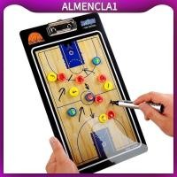 ราคา [อัลเมนคลา1] กระดานโค้ชบาสเก็ตบอลบอร์ดแบบพกพาพร้อมปากกาลบโค้ชสองด้านคลิปบอร์ด (25196375540)