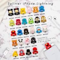 ราคา อะเเดปเตอร์เพิ่มช่องชาร์จ ลายการ์ตูนซิลิโคน สำหรับ iPhone 7 ขึ้นไป (4817703691)