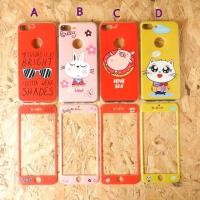 ราคา 7plus/8plus เคสประกบ 360 นิ่มขอบใสการ์ตูน #2 iphone 7 plus Iphone 8 plus (ใช้เคสเดียวกัน) (572105253)