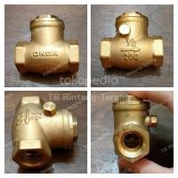 ราคา ONDA BRASS TABOK VALVE CLAMP 1/2" INCH SWING CHECK VALVE (52651282804)