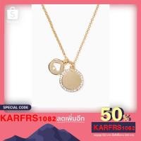 ราคา สร้อยคอ Kate Spade Pave Charm Pendant (Gold) (7345635671)