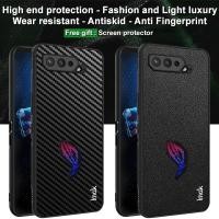 ราคา แท้ เคสโทรศัพท์มือถือ หนัง PU PC แข็ง คาร์บอนไฟเบอร์ กันกระแทก หรูหรา สำหรับ ASUS ROG Phone 5 ZS673KS ROG Phone5 I005DA I005DB (8369337448)