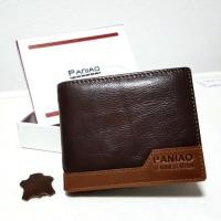 ราคา ธันยรัศ มิ์ ☄#กระเป๋าเงินผู้ชาย(คาดหนังน้ำตาลส้ม) แบรนด์PANIAOหนังวัวแท้#สีน้ำตาลเข้ม (1755210380)