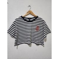 ราคา Forever21​เสื้อครอปลายขวาง​แบรนด์แท้พรีเมี่ยมญี่ปุ่น (29420841041)