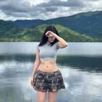 ราคา Mabeau - Artree mini skirt กระโปรงดีเทลชั้นลายป่าไม้ มีซับกางเกงให้ด้านใน (49400646699)