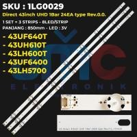 ราคา LG 43 นิ้ว TV Backlight 43UF640T 43UH610T 43LH600T 43UF6400 43LH5700 (29705510304)