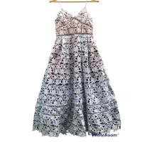 ราคา เดรสสายเดี่ยวลูกไม้งานป้าย โรสริน (20170292017)