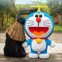 ราคา โดราเอมอนบลูแฟตแมน 1 เมตรโดราเอมอนแมวโดราเอมอนเข้ากันได้กับเลโก้บล็อกตัวต่อประกอบของเล่นเด็กผู้ช (29658631459)